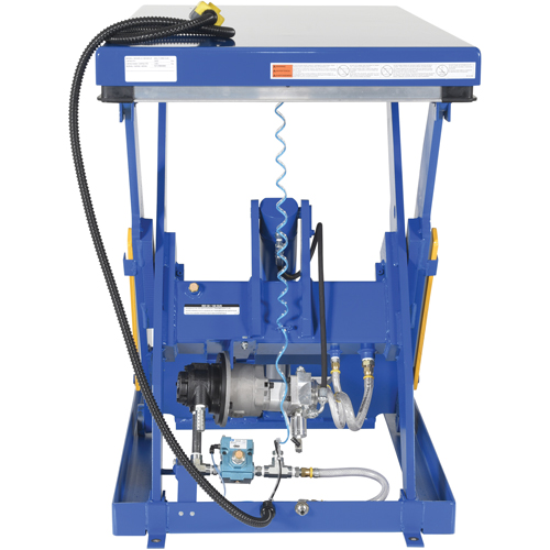 Table &eacute;l&eacute;vatrice &agrave; ciseaux hydraulique, Acier, 60" lo x 30" la, Cap. 3000 lb Dufferin Supply