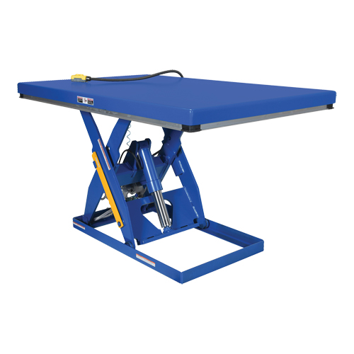 Hydraulic Scissor Lift Table, Steel, 48" L x 48" W, 3000 lbs. Cap. Dufferin Supply