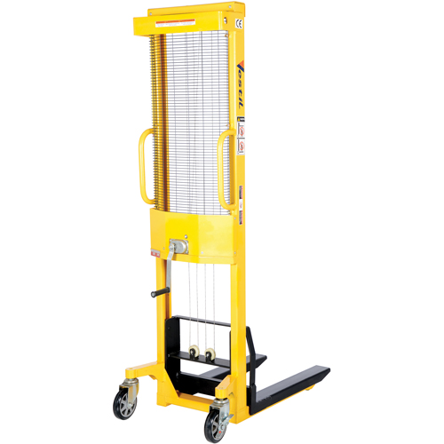 Gerbeur manuel, Fonctionnement Treuil manuel, Capacit&eacute; 770 lb, Lev&eacute;e max 60" Dufferin Supply