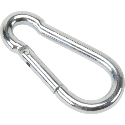 Zinc Plated Snap Hook, 500 lbs (0.25 tons) Working Load Limit, 5/16" Size, 1/2" Eye Dufferin Supply