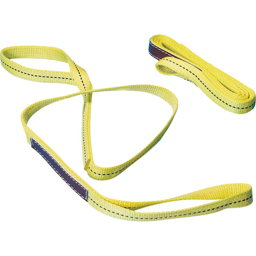 &eacute;lingue en nylon, Pli Double, Oeillet double, Type 3, 1" la x 6' lo, Limite de charge verticale 1000 lb Dufferin Supply