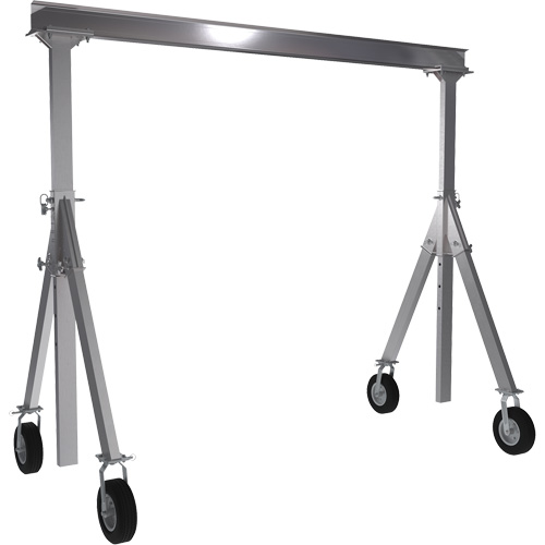 Grue-portique ajustable en aluminium, 10' lo, Capacit&eacute; 1500 lb (0,75 tonne) Dufferin Supply