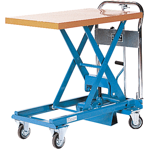 Dandy Lift Scissor Lift Table, 31-1/2" L x 19-7/10" W, Steel, 550 lbs. Capacity Dufferin Supply