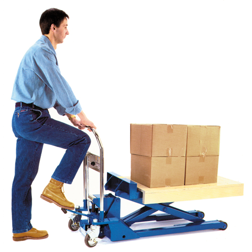 Table &eacute;l&eacute;vatrice surbaiss&eacute;e &agrave; ciseaux Dandy Lift, 37-1/10" lo x 19-7/10" la, Acier, Capacit&eacute; 1100 lb Dufferin Supply