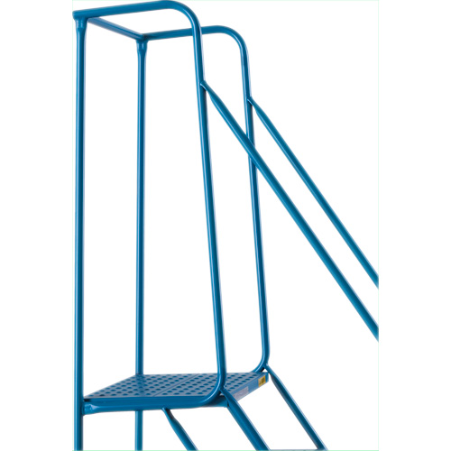 CSA-Certified Rolling Step Ladder with Locking Step, 14 Steps, 30" Step Width, 128" Platform Height, Steel Dufferin Supply