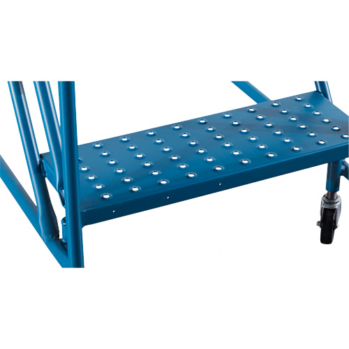 CSA-Certified Rolling Step Ladder with Locking Step, 14 Steps, 30" Step Width, 128" Platform Height, Steel Dufferin Supply