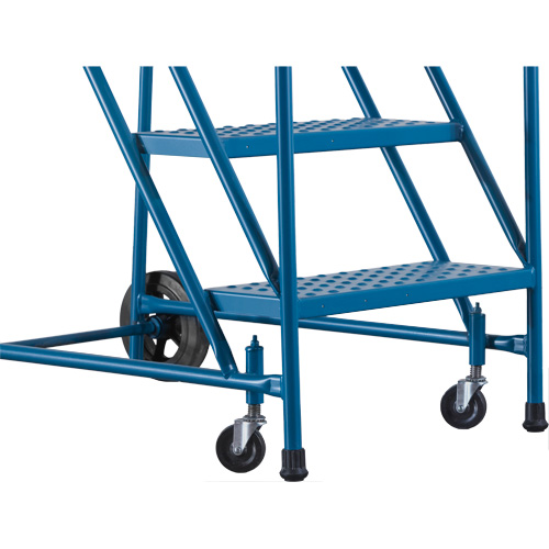 Escabeau roulant certifi&eacute; par la CSA, 5 marches, Largeur de la marche 22", Hauteur de la plateforme 46", Acier Dufferin Supply