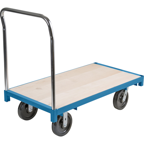 Heavy-Duty Platform Truck, 48" L x 30" W, 2500 lbs. Capacity, Nylon Casters Dufferin Supply