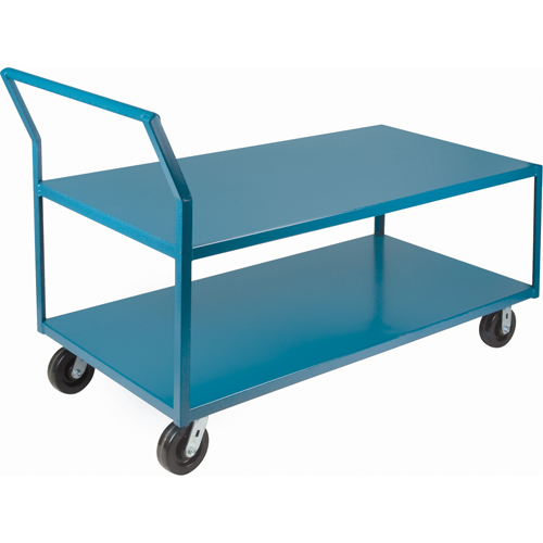 Chariots surbaiss&eacute;s robustes, 2 niveaux, 30" la x 72" p x 41" h, 2400 lb Cap Dufferin Supply