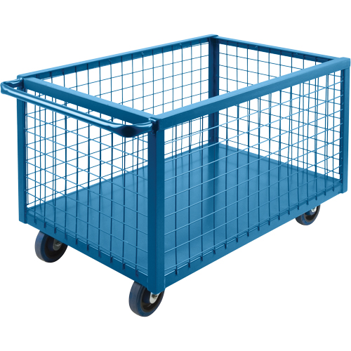 Caisson en treillis m&eacute;tallique, Acier, 51" lo x 24" la x 31,5" h, Volume 16 pi³, Capacit&eacute; 1200 lb Dufferin Supply