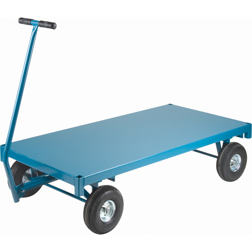 Platform Trucks - Ergonomic Platform Wagon Trucks, 30" W x 60" L, 1000 lbs. Capacity Dufferin Supply