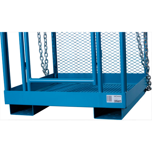Nacelle &eacute;l&eacute;vatrice pour travail en hauteur, 48" x 48" x 72" h, Capacit&eacute; de 1000 lb, Acier Dufferin Supply