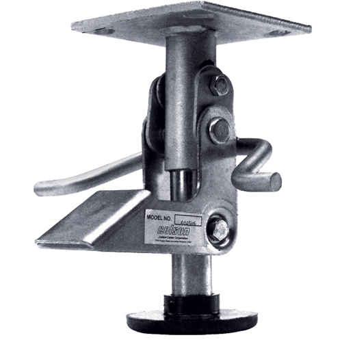 Floor Lock Brakes - Heavy-Duty, 4-3/4" Extended Height, 3-11/16" Retracted Height Dufferin Supply