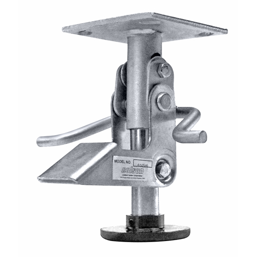 Heavy-Duty Floor Lock Brake, 9-23/32" Extended Height, 8-5/8" Retracted Height Dufferin Supply