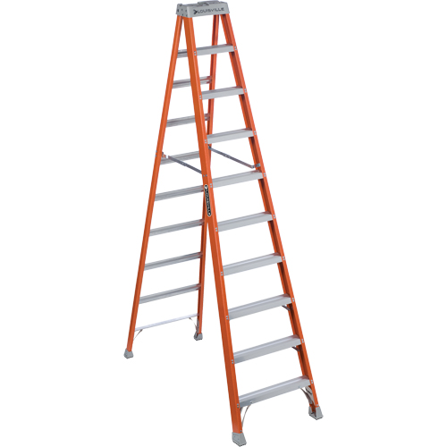 Escabeaux industriels robustes, 10', Fibre de verre, Capacit&eacute; 300 lb, Type 1A Dufferin Supply