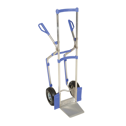Diable ergonomique, Prise Combinaison, Aluminium, Hauteur de 52", Capacit&eacute; 350 lb Dufferin Supply