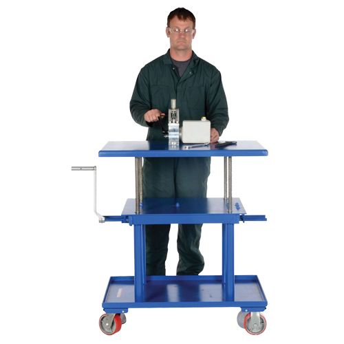 Table &eacute;l&eacute;vatrice hydraulique, 24" lo x 36" la, Acier, Capacit&eacute; 2000 lb Dufferin Supply