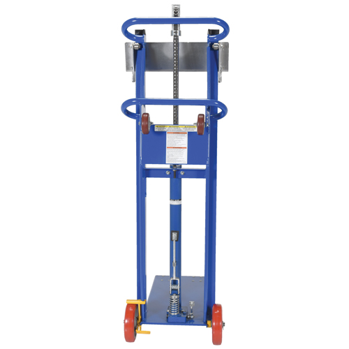 Gerbeur &agrave; plateforme hydraulique, M&eacute;canisme Pompe au pied, Capacit&eacute; de 750 lb, Levage max de 52" Dufferin Supply