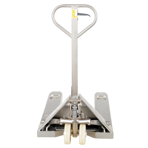 Pallet Truck, Stainless Steel, 48" L x 27" W, 5500 lbs. Capacity Dufferin Supply