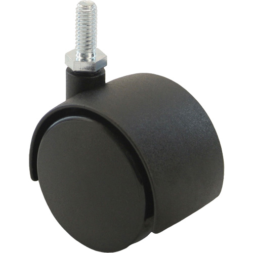 Twin Wheel Caster (300/400 Series), Swivel, 2" (51 mm) Dia., 75 lbs. (34 kg.) Capacity Dufferin Supply