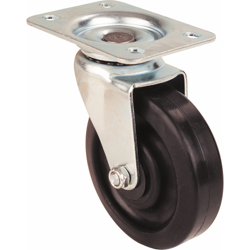 Light-Duty Caster, Swivel, 3" (76 mm), Polyolefin, 250 lbs. (113 kg.) Dufferin Supply