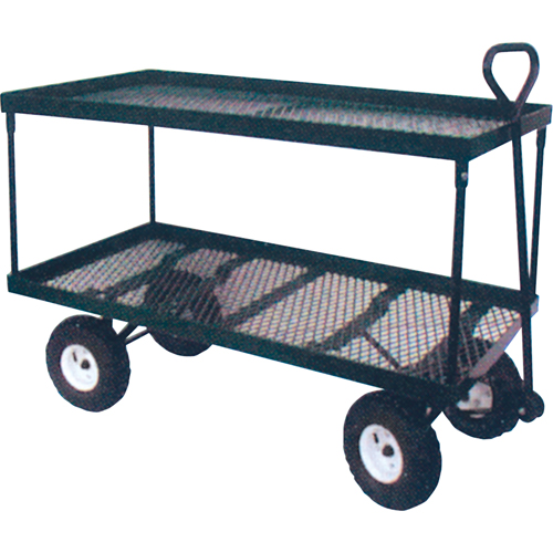 Double Deck Wagon, 24" W x 48" L, 600 lbs. Capacity Dufferin Supply