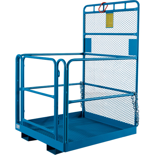 Nacelle &eacute;l&eacute;vatrice pour travail en hauteur, 48" x 48" x 72" h, Capacit&eacute; de 1000 lb, Acier Dufferin Supply