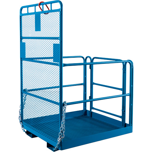 Nacelle &eacute;l&eacute;vatrice pour travail en hauteur, 48" x 48" x 72" h, Capacit&eacute; de 1000 lb, Acier Dufferin Supply