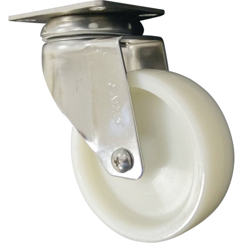Caster, Swivel, 4" (101.6 mm), Nylon, 200 lbs. (91 kg.) Dufferin Supply