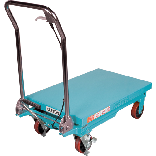 Table &eacute;l&eacute;vatrice robuste &agrave; ciseaux hydraulique, 32" lo x 19-3/4" la, Acier, Capacit&eacute; 660 lb Dufferin Supply