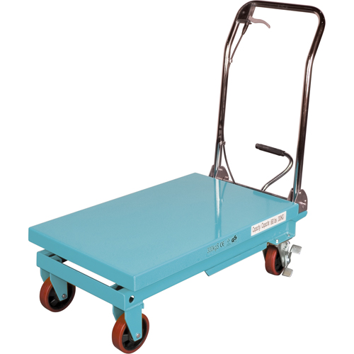 Table &eacute;l&eacute;vatrice robuste &agrave; ciseaux hydraulique, 32" lo x 19-3/4" la, Acier, Capacit&eacute; 660 lb Dufferin Supply