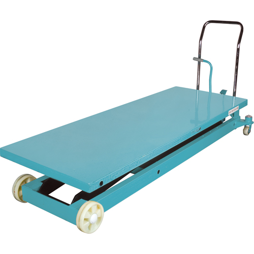 Heavy-Duty Hydraulic Scissor Lift Table, 80-1/8" L x 29-1/2" W, Steel, 2200 lbs. Capacity Dufferin Supply