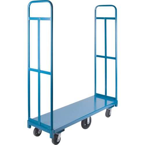 U-Boat Platform Truck, 60" L x 18" W, 1500 lbs. Capacity, Rubber Casters Dufferin Supply