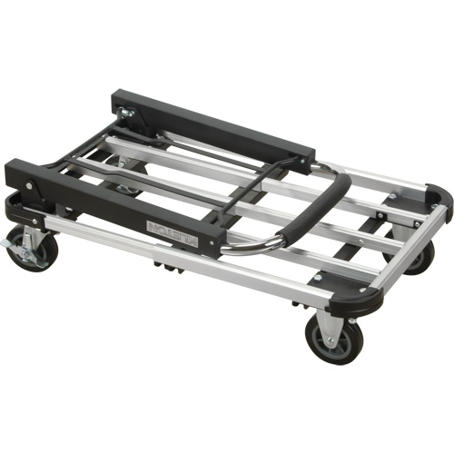Foldable Platform Trucks, Aluminum, 300 lbs., 28" L x 16" W, 32" High Dufferin Supply