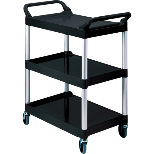 Chariot de service, 3 tiers, 19" x 38" x 34", Capacit&eacute; 200 lb Dufferin Supply