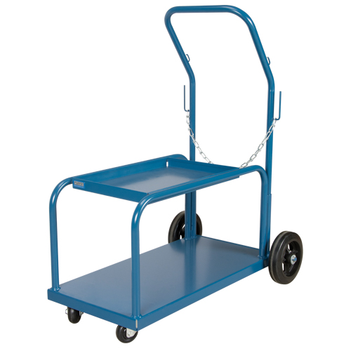Chariots de soudage Mini-MIG, Roues Caoutchouc, Base de , 1000 lb Dufferin Supply