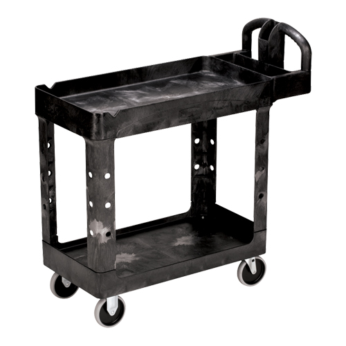 Chariot utilitaire robuste - 4500-88, 2 tiers, 17-1/8" x 33-1/4" x 39", Capacit&eacute; 500 lb Dufferin Supply