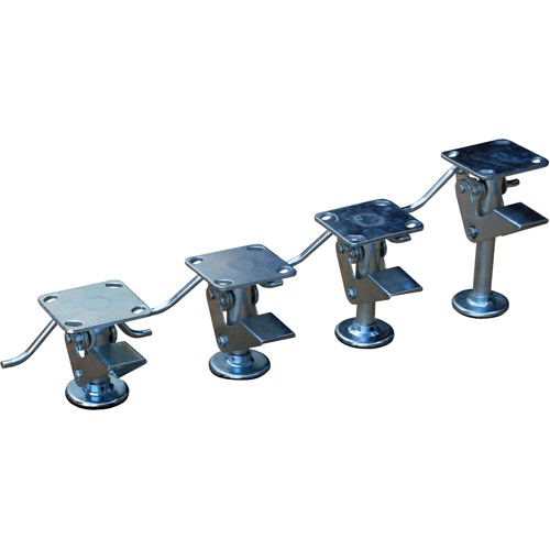 Verrous de plancher - Usage r&eacute;gulier, 9-13/16" Hauteur rallong&eacute;e, 8-3/4" Hauteur r&eacute;tract&eacute;e, Galvanis&eacute; Dufferin Supply