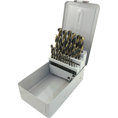 BG29 Jeu de forets JET-KUT Torque Drive, 29 morceaux, Acier rapide Dufferin Supply