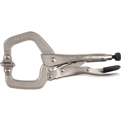 Super Heavy-Duty Locking C-Clamp with Swivel Pad, 6" (152 mm) Capacity Dufferin Supply