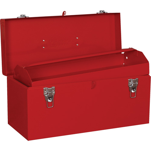 Coffre &agrave; outils robuste, 8-1/2" P x 20" la x 9-1/2" h, Rouge Dufferin Supply