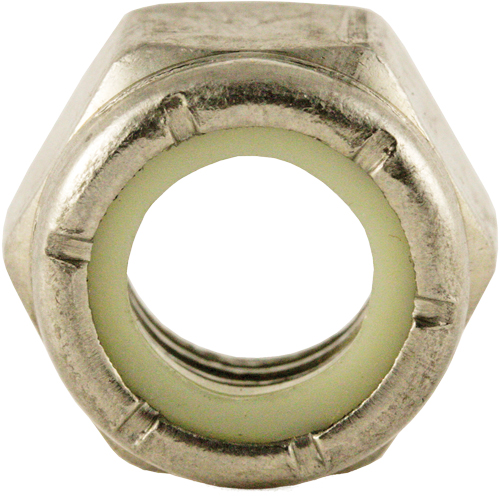 &eacute;crou auto-frein&eacute; en nylon, 3/8" dia, Acier inoxydable, Cors&eacute; Dufferin Supply
