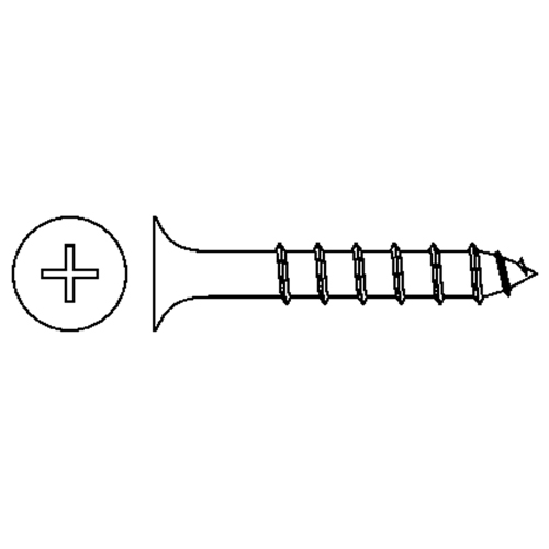 Drywall Screws, #6 x 1-1/4" L, Black Oxide Dufferin Supply