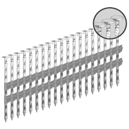21° Strip Nails - Plastic Collated Dufferin Supply