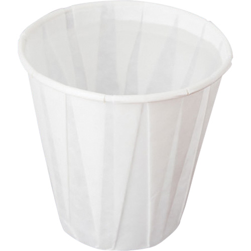 Gobelet pliss&eacute;, Papier, 5 oz, Blanc Dufferin Supply