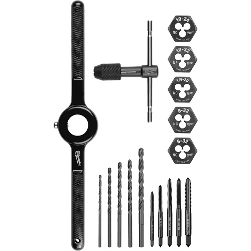 Tap and Die Set, 17 Pieces Dufferin Supply