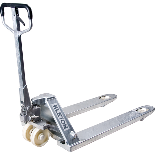 Manual Pallet Trucks, Galvanized, 42" L x 27" W, 5500 lbs. Capacity Dufferin Supply