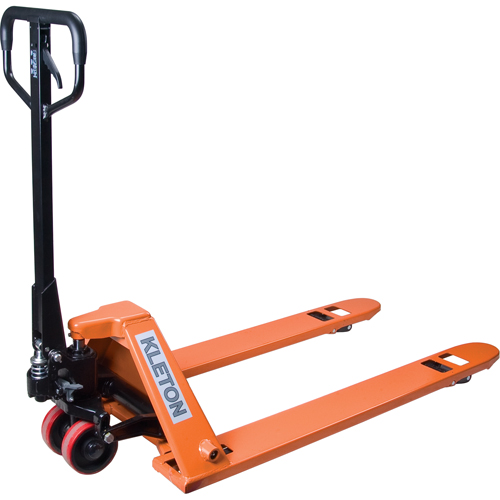 Low Profile Hydraulic Pallet Trucks, 48" L x 27" W, 3300 lbs. Cap. Dufferin Supply