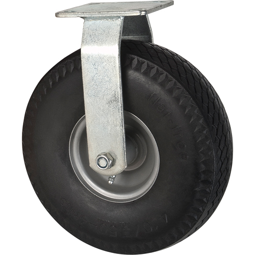 Flat-Free Casters, Rigid, 10" (254 mm), Flat-Free, 300 lbs. (136 kg.) Dufferin Supply