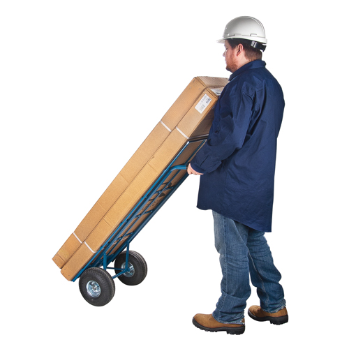 Load Retention Hand Truck, Dual Handle, Steel, 53" Height, 600 lbs. Capacity Dufferin Supply